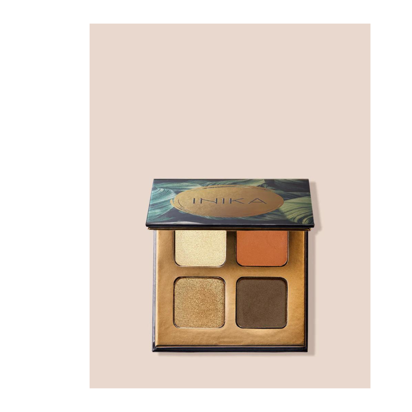 INIKA Organic Quad Eyeshadow Palette (Sunset)