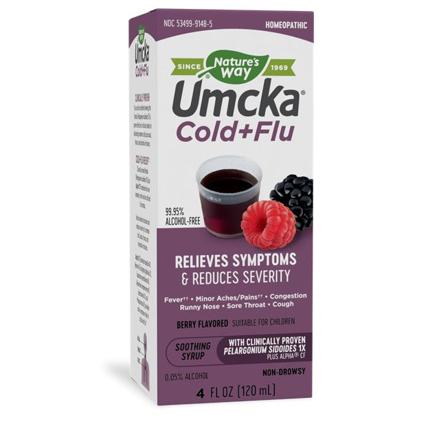 Umcka Cold+Flu Berry Syrup - My Village Green