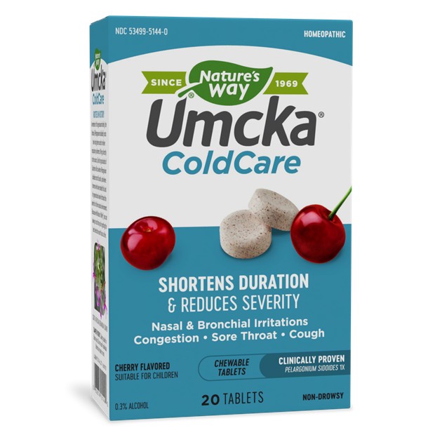 Umcka ColdCare Cherry Chewable - My Village Green