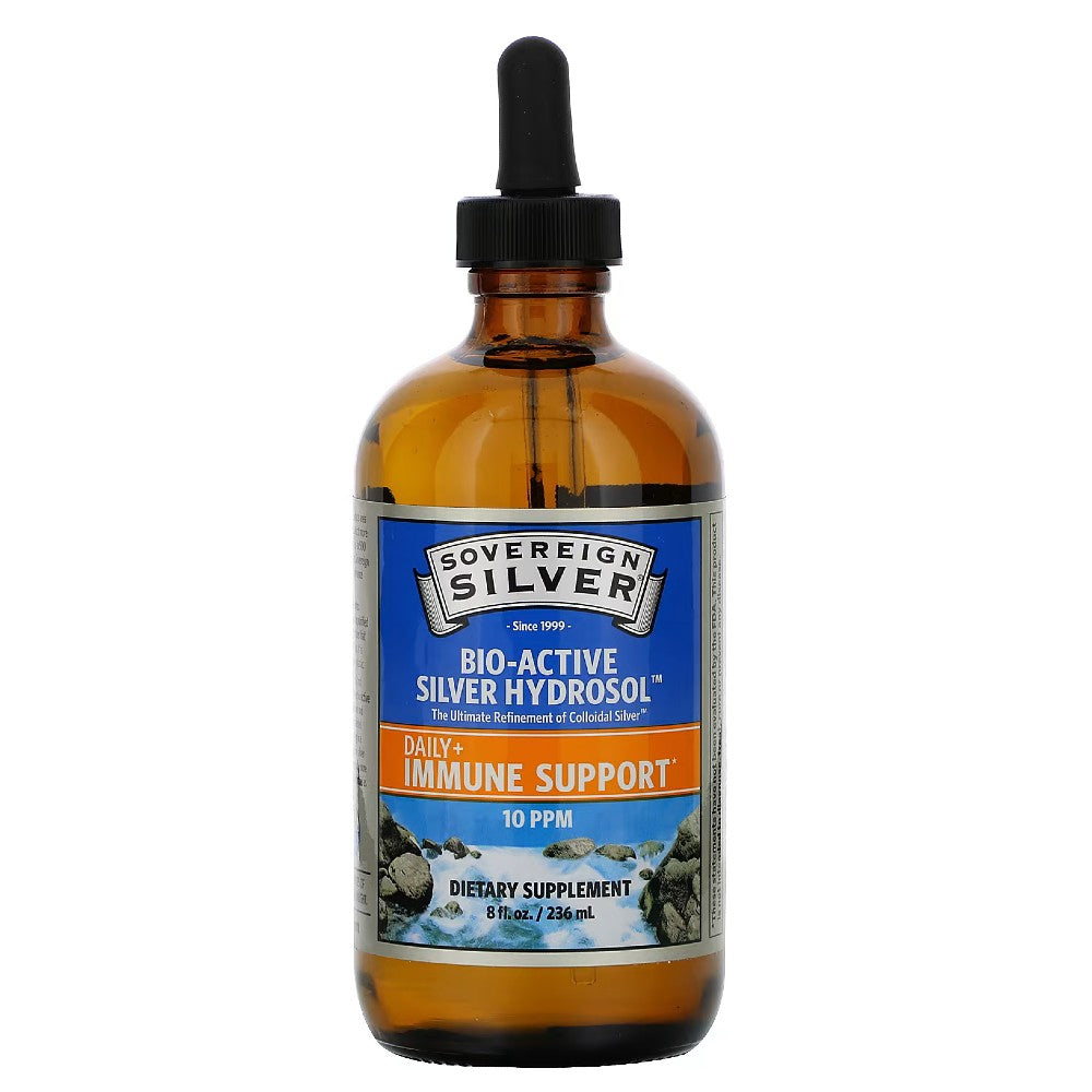 Bio-Active Silver Hydrosol Dropper-Top, Daily + Immune Support