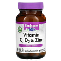 Thumbnail for Vitamin C, D3 & Zinc - Bluebonnet