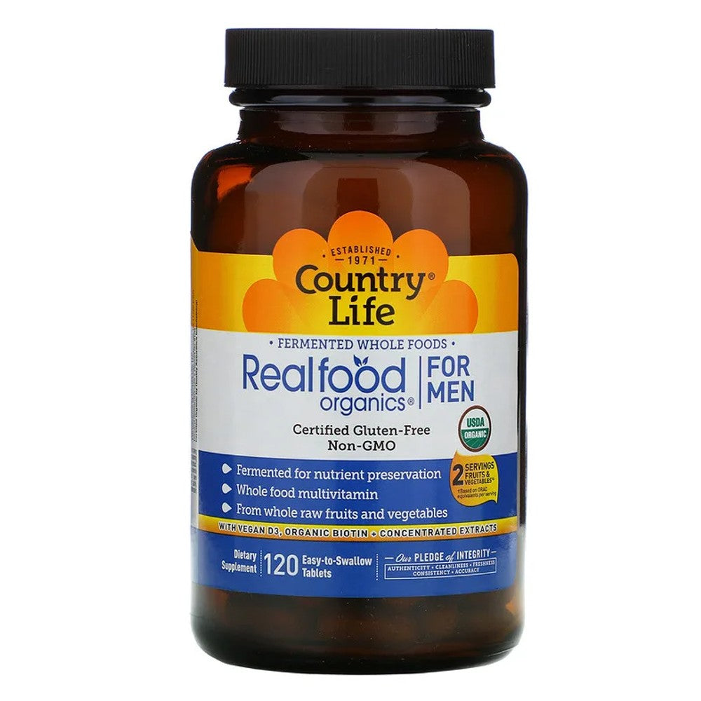 Realfood Organics, Men's Daily Nutrition - Country Life