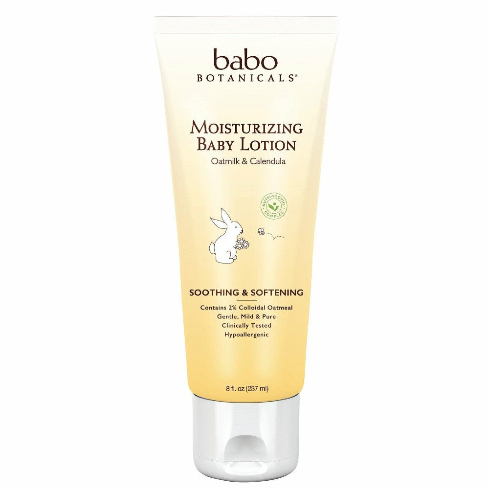 Moisturizing Baby Lotion Oatmeal Calendula - Babo Botanicals