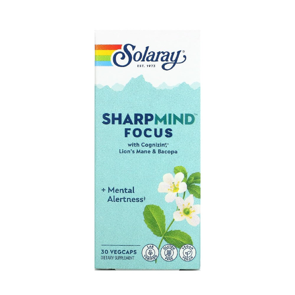 SharpMind Focus, 30 Vegcaps