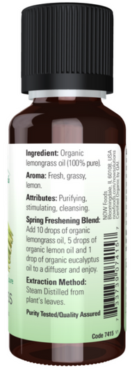 Thumbnail for ORGANIC LEMONGRASS OIL