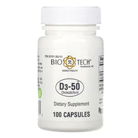 Thumbnail for D3-50, Cholecalciferol - Bio Tech