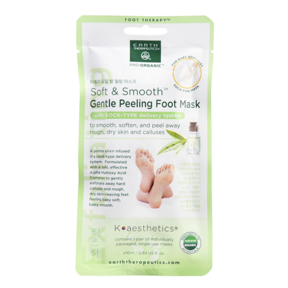 Peeling Exfoliating Foot Mask - Earth Therapeutics