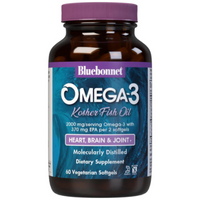 Thumbnail for Omega-3 Kosher Fish Oil - Bluebonnet
