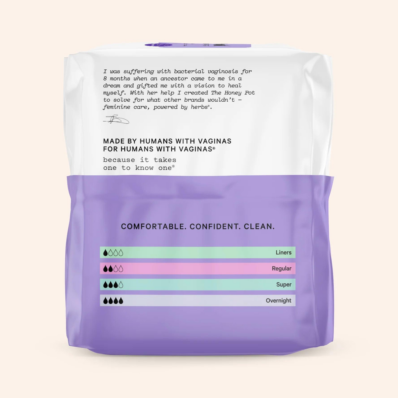 Organic Cotton Cover Overnight Pads with Wings