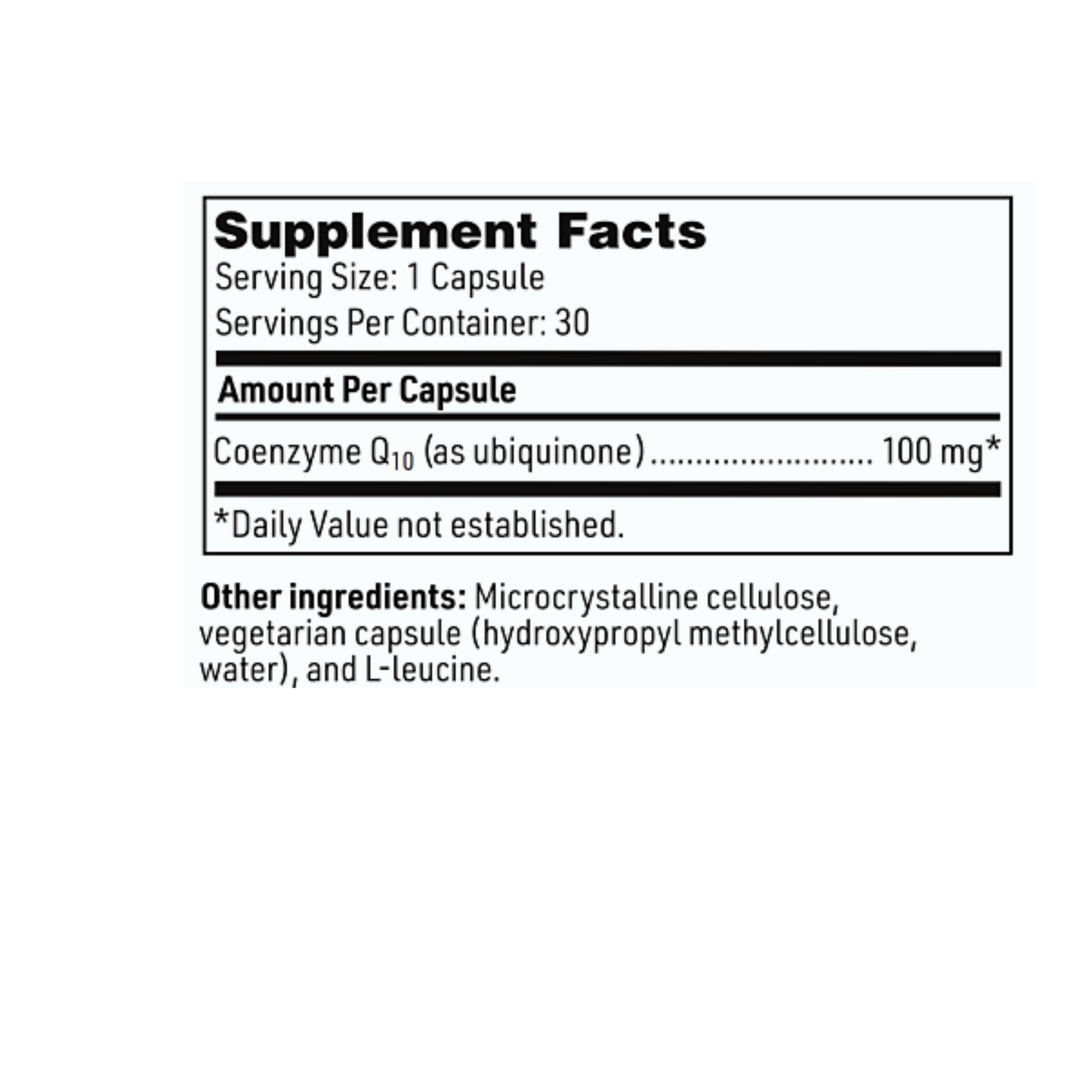 Coenzyme Q10 (100 mg)