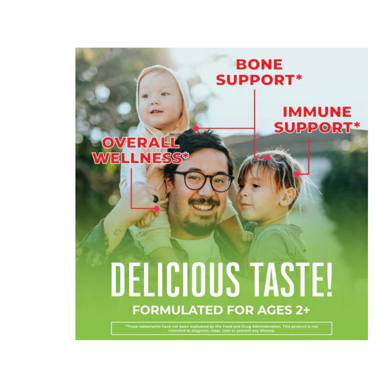 Sugar-Free D3 + B12 Gummies (Raspberry)