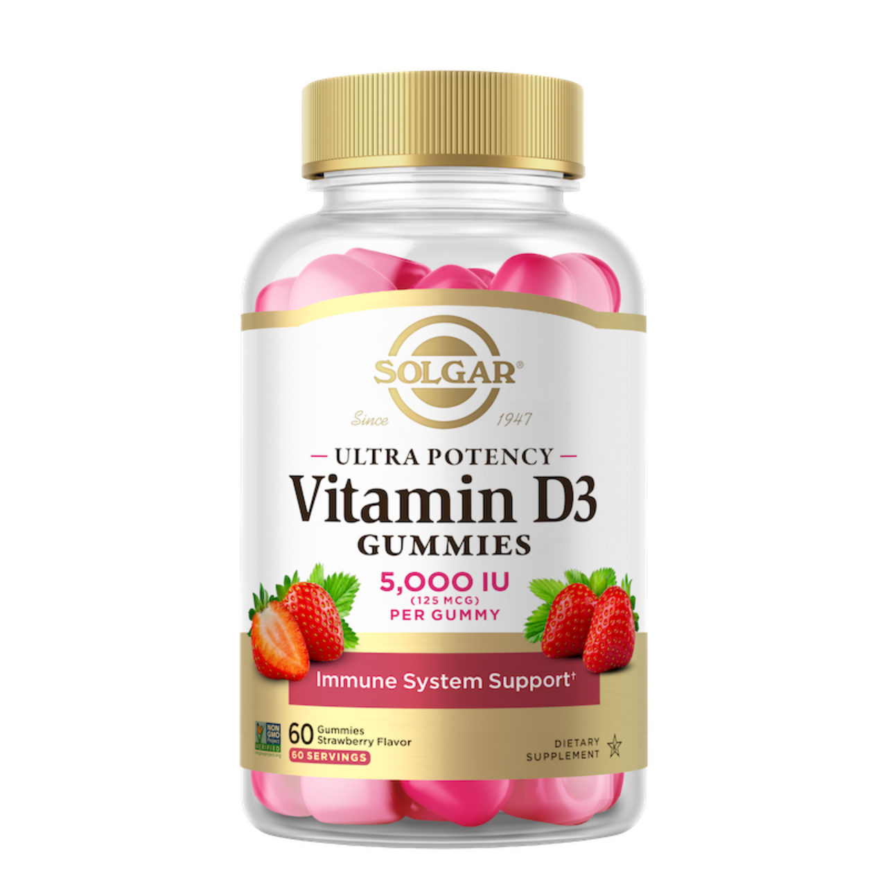 Ultra Potency Vitamin D3 Strawberry Gummies