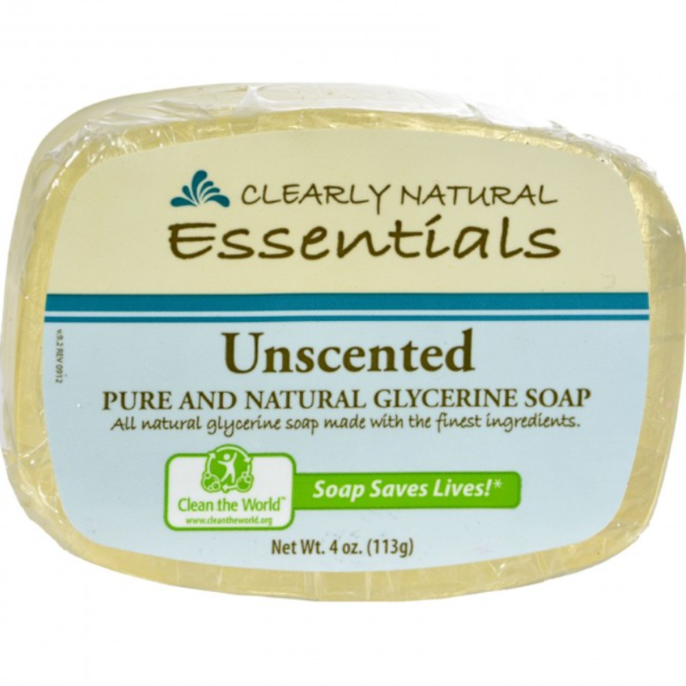 Glycerin Bar Soap Unscented - Clearly Natural