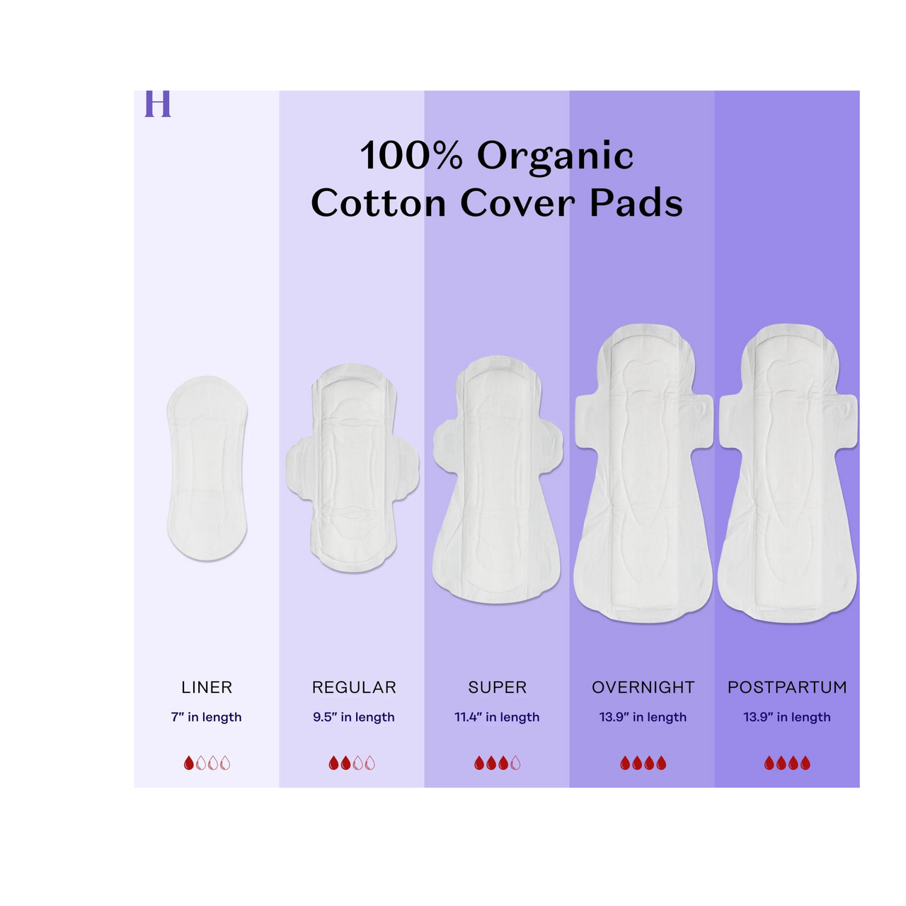 Organic Cotton Cover Everyday Liners