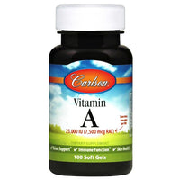 Thumbnail for Vitamin A 25,000 IU (7,500 mcg RAE) - Carlson