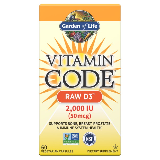 Vitamin Code Raw D3 2000 IU - Garden of Life