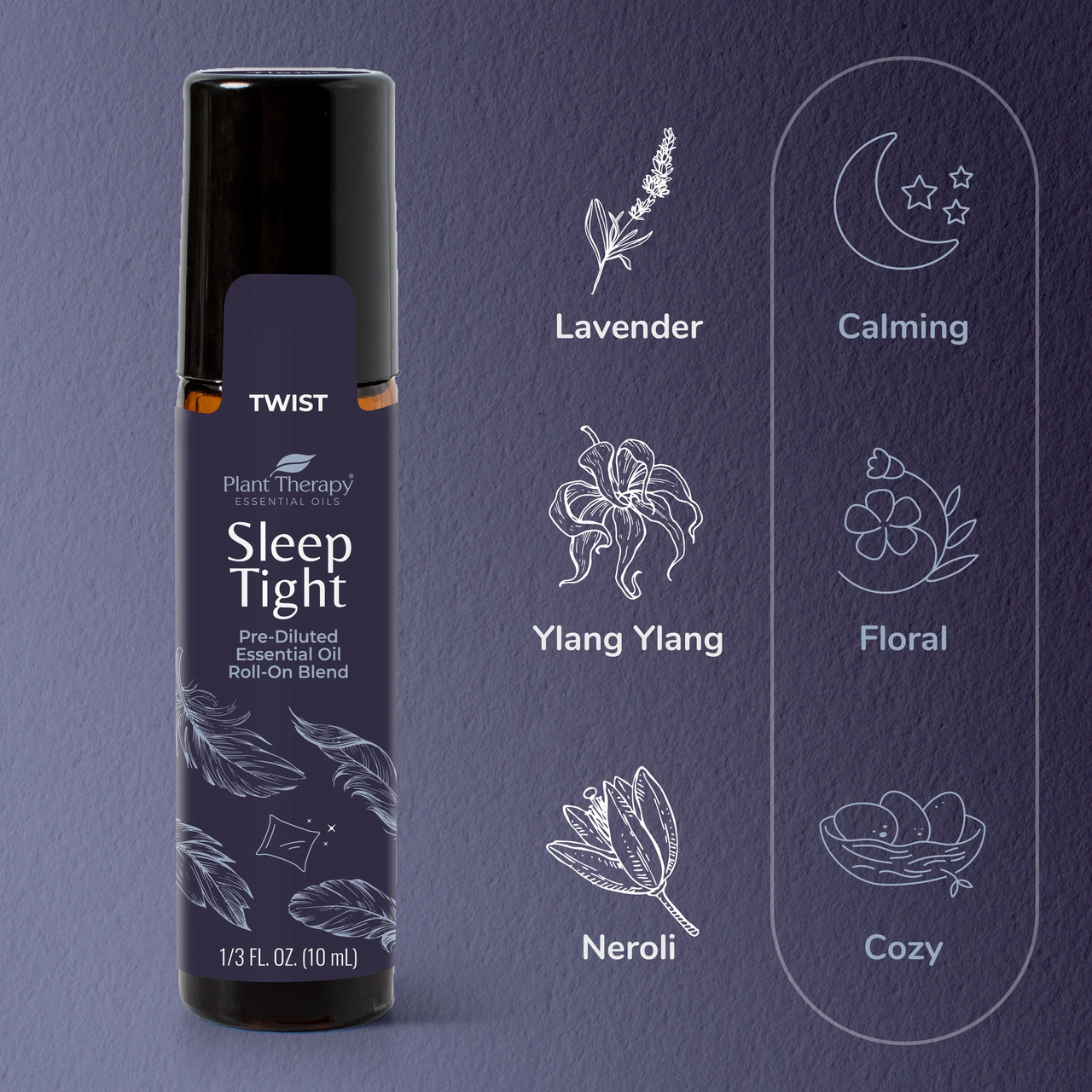 Sleep Easy Essential Oil Blend Roll On Set - Plant Therapy