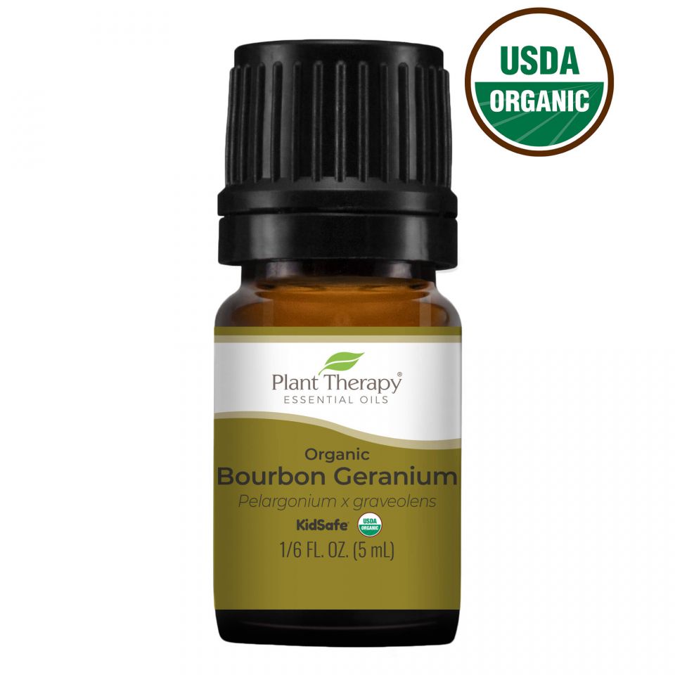 Organic Bourbon Geranium Essential Oil