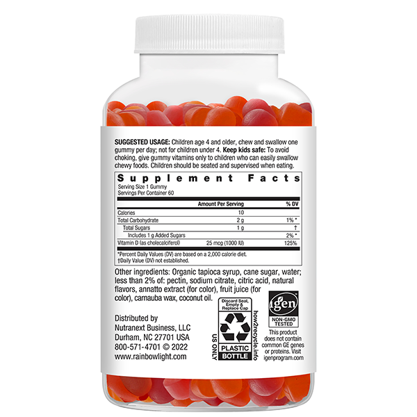 Kid's Sunny Gummies Vitamin D3 - Rainbow Light