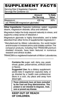 Thumbnail for Magnesium Glycinate 400Mg - My Village Green