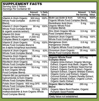 Thumbnail for Certified Organic Whole Food Men’s Multi