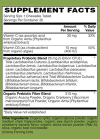 Thumbnail for Organic Kids Comfort 5 Billion Probiotic plus Vitamins C & D